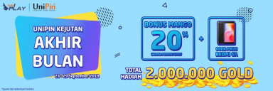 UniPin Kejutan di akhir bulan bersama IndoPlay